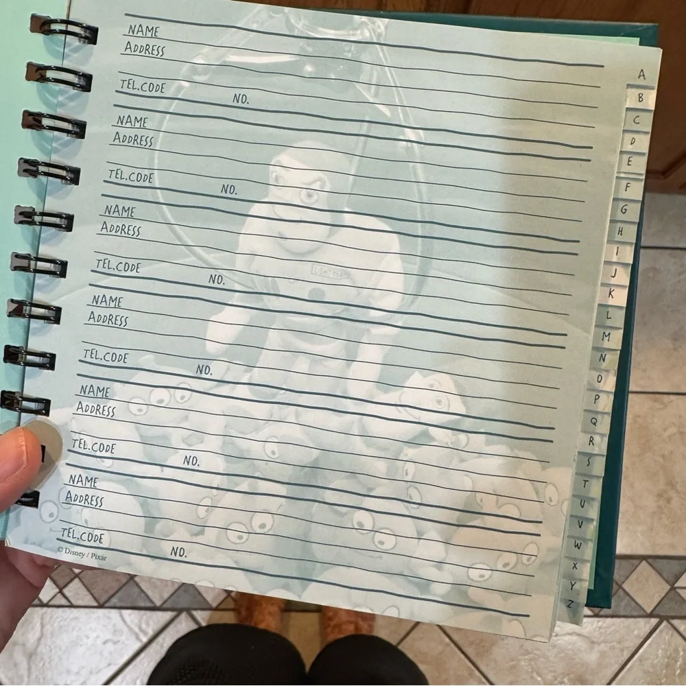 NEW Vintage Disney Snow White 7 Dwarfs address book